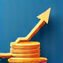 Icon representing financial growth